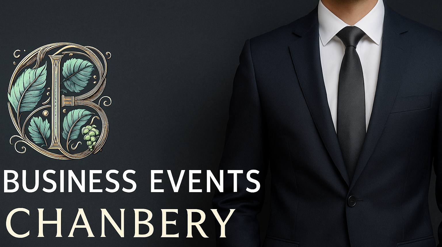 Luxe zakelijke sfeer met sigaren en Chanbery-logo tijdens exclusief business event